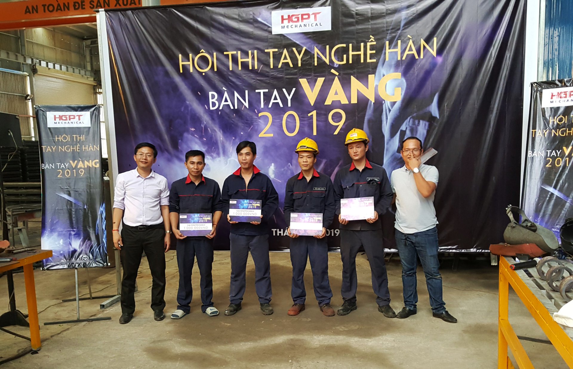 HGPT Steel- Hội thi “Tay nghề hàn, Bàn tay Vàng 2019”