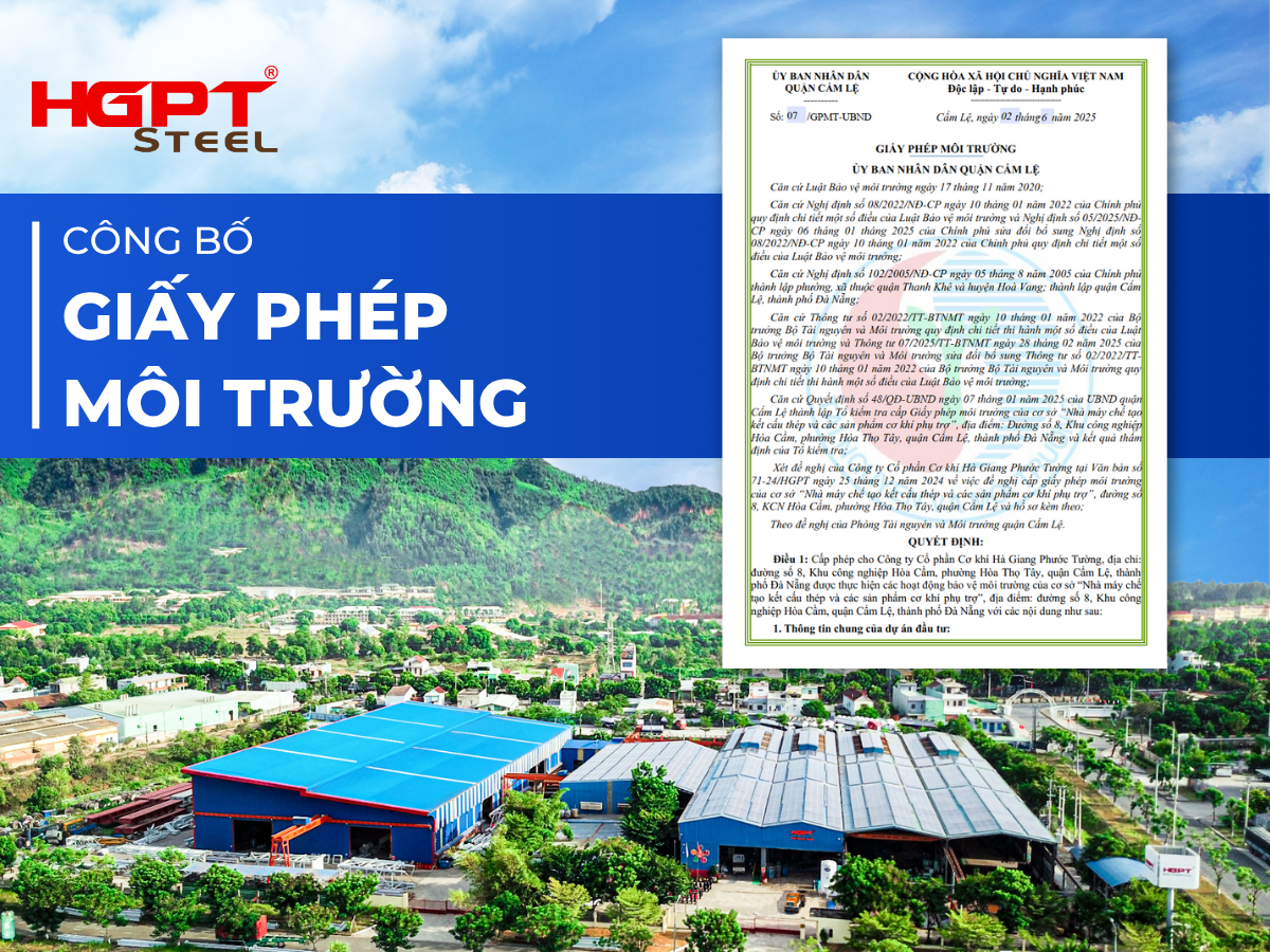 HGPT được cấp Giấy phép môi trường – Bước tiến vì sự Phát triển bền vững