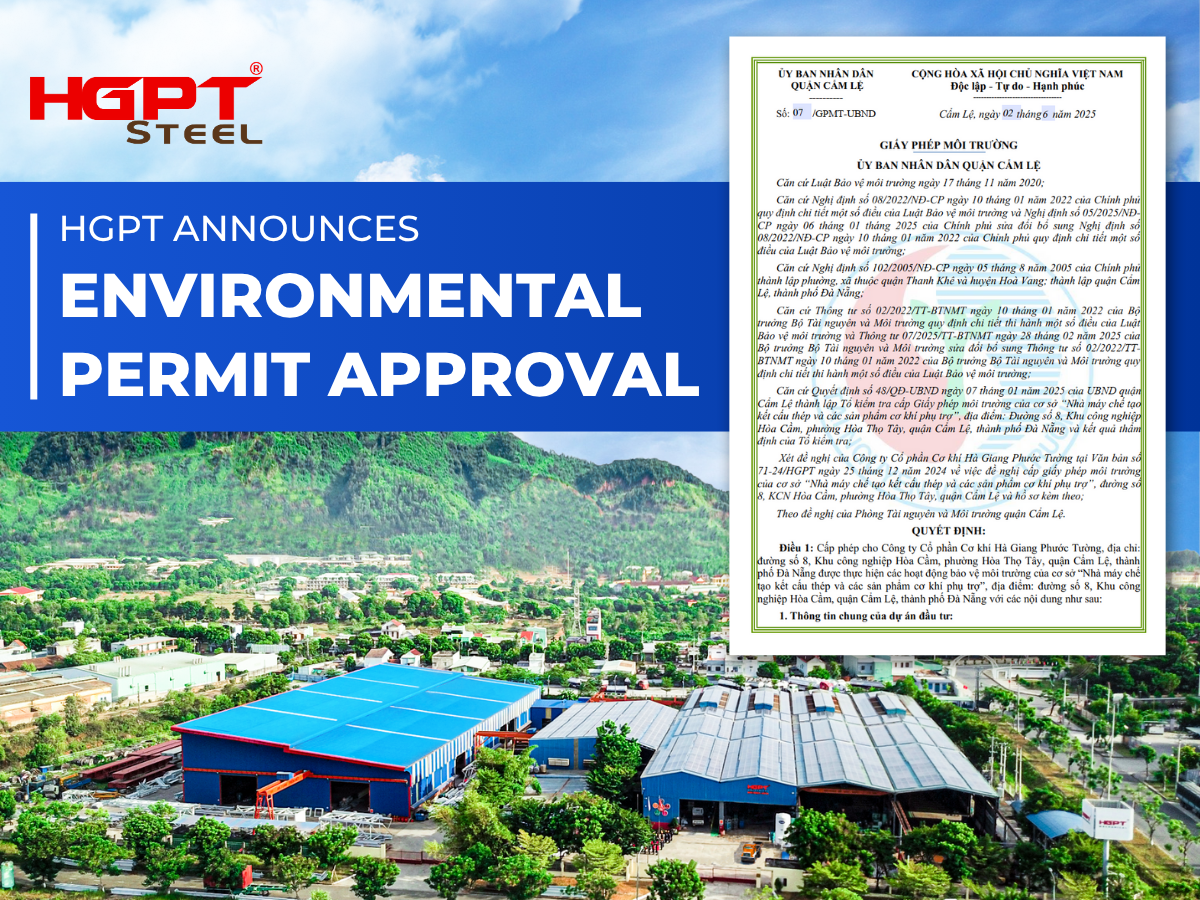 HGPT ANNOUNCES ENVIRONMENTAL PERMIT APPROVAL