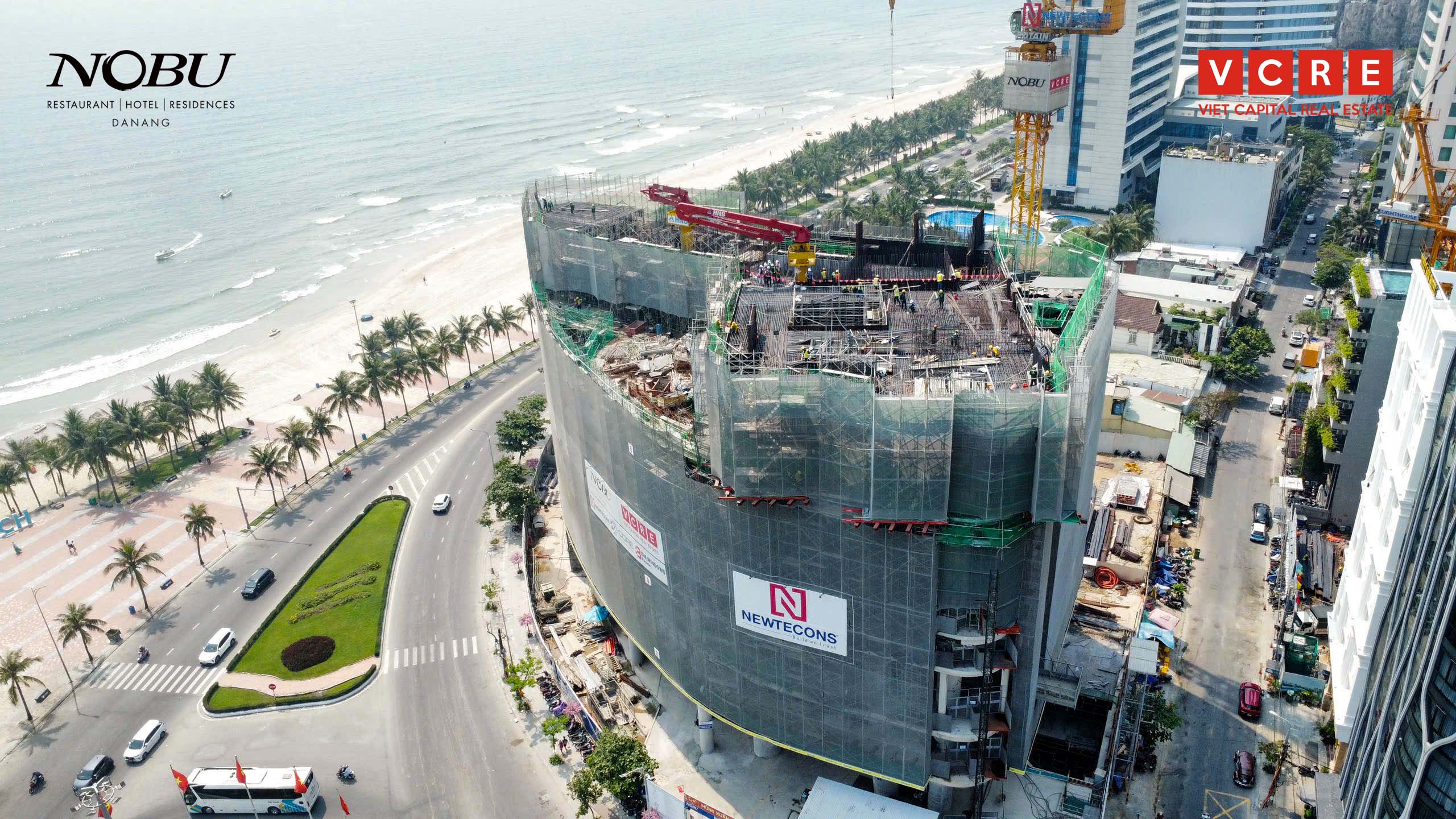HGPT STEEL ĐỒNG HÀNH CÙNG DỰ ÁN NOBU ĐÀ NẴNG: HẠNG MỤC THI CÔNG LẮP ĐẶT KẾT CẤU THÉP CHO TÒA NHÀ 43 TẦNG