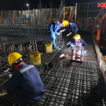 4. Factory inspection and acceptance of the working platform systems and structural steel core for Nobu project